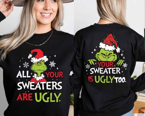 Disney 'Ugly Sweaters' Fun Green Hand Print Sweatshirt