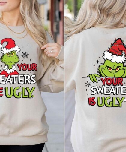 Disney 'Ugly Sweaters' Fun Green Hand Print Sweatshirt