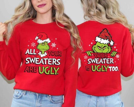 Disney 'Ugly Sweaters' Fun Green Hand Print Sweatshirt