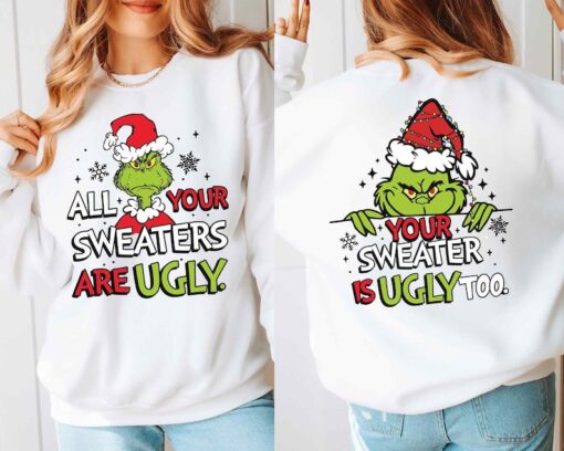 Disney 'Ugly Sweaters' Fun Green Hand Print Sweatshirt