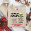 Funny Christmas Grinchmas Nurse Sweatshirt, Christmas Gift For Nurse, Nurse Christmas Sweatshirt, Grinch Hoodie