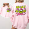 Grinch Squad Christmas Sweatshirt Hoodie for Holiday Fun.