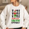 Merry Grinchmas Double Hate Exclusive Edition Hooded Sweatshirt - Vibrant Grinch Sign - Youthful Fashion Trend