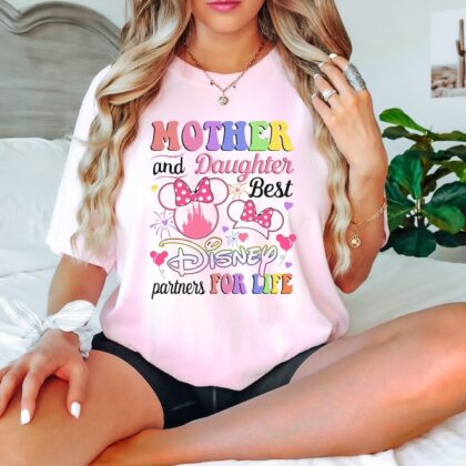 Disney Mother Daughter Matching Shirt, Mother And Daughter Disney Best Partner For Life,Disney Matching Shirts,Mama And Me Shirt,Disney Trip