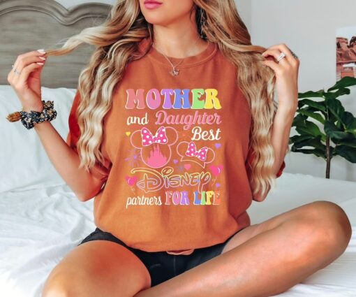 Disney Mother Daughter Matching Shirt, Mother And Daughter Disney Best Partner For Life,Disney Matching Shirts,Mama And Me Shirt,Disney Trip