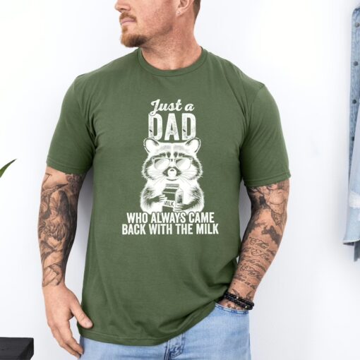 Funny 'Came Back With Milk' Dad Shirt - Sarcastic Father's Day Gift