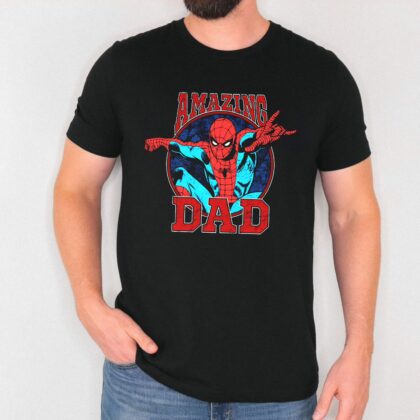 Marvel Spider – Amazing Dad T-Shirt | Funny Superhero Gift for Father’s Day
