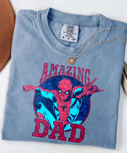 Marvel Spider – Amazing Dad T-Shirt | Funny Superhero Gift for Father’s Day