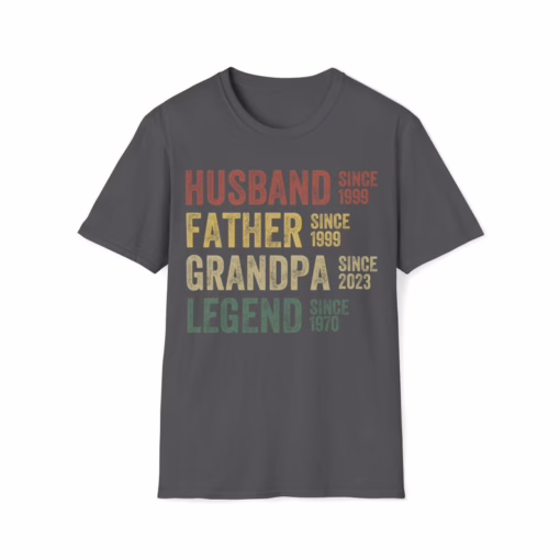 Personalized Dad Word Art Shirt – Father’s Day Gift for Strong, Loyal, Hardworking Fathers & Grandpas