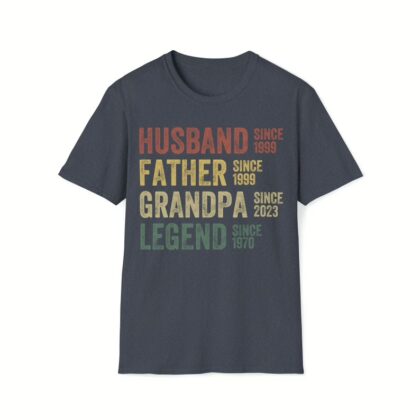 Personalized Dad Word Art Shirt – Father’s Day Gift for Strong, Loyal, Hardworking Fathers & Grandpas