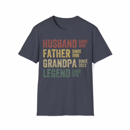 Personalized Dad Word Art Shirt – Father’s Day Gift for Strong, Loyal, Hardworking Fathers & Grandpas