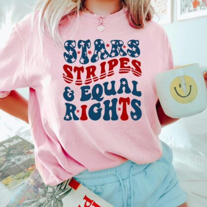 4th Of July Stars Stripes And Equal Rights Patriotic Shirt, Equality Sweatshirt, Fourth Of July T Shirt