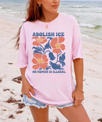 Abolish Ice No Human is Illegal T Shirt, Fuck Ice T Shirt, Anti Trump No Kings Shirt, Equality Sweatshirt