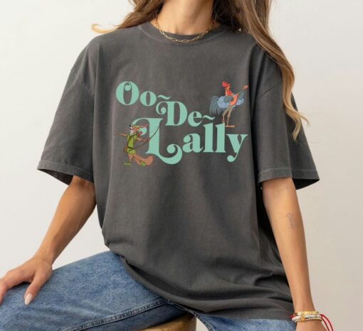 Alan-A-Dale Rooster Oo-De-Lally Disney Robin Hood T Shirt, Funny Disney Shirts ,Disney Gifts For Women