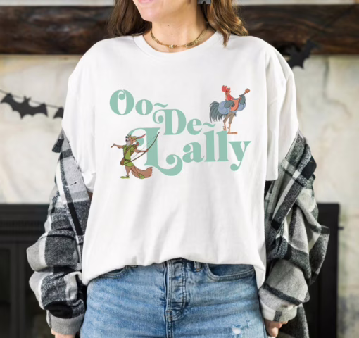 Alan-A-Dale Rooster Oo-De-Lally Disney Robin Hood T Shirt, Funny Disney Shirts ,Disney Gifts For Women