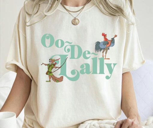 Alan-A-Dale Rooster Oo-De-Lally Disney Robin Hood T Shirt, Funny Disney Shirts ,Disney Gifts For Women