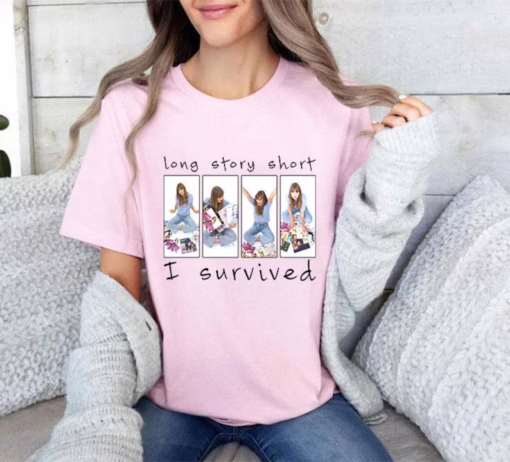 All Master Albums Long Story Short I Survived Taylor Swift T Shirt, Swifties Vintage Sweatshirt, Gifts For Swifties