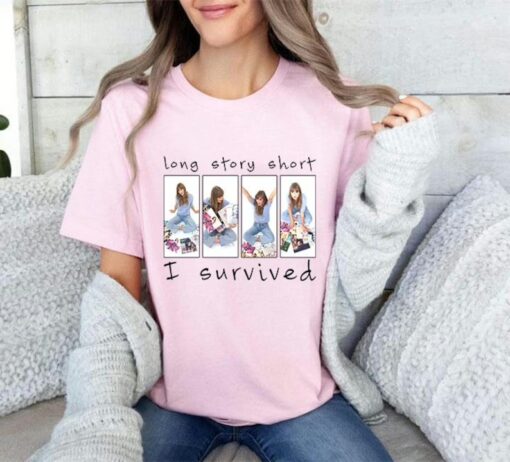 All Master Albums Long Story Short I Survived Taylor Swift T Shirt, Swifties Vintage Sweatshirt, Gifts For Swifties