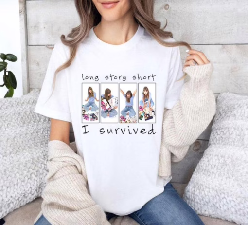 All Master Albums Long Story Short I Survived Taylor Swift T Shirt, Swifties Vintage Sweatshirt, Gifts For Swifties