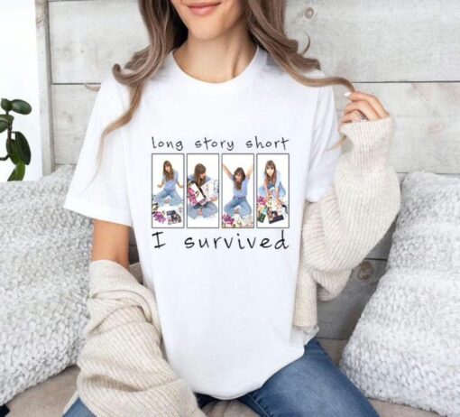All Master Albums Long Story Short I Survived Taylor Swift T Shirt, Swifties Vintage Sweatshirt, Gifts For Swifties