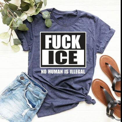 Anti ICE Shirt, F*ck ICE Tee, Protest Shirt, Anti Fascist Shirt, Immigration Rights Tee, Anti Trump, Activism Apparel, ICE01
