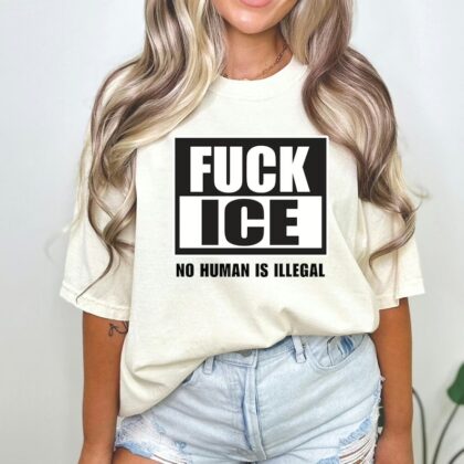 Anti ICE Shirt, F*ck ICE Tee, Protest Shirt, Anti Fascist Shirt, Immigration Rights Tee, Anti Trump, Activism Apparel, ICE01