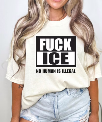 Anti ICE Shirt, F*ck ICE Tee, Protest Shirt, Anti Fascist Shirt, Immigration Rights Tee, Anti Trump, Activism Apparel, ICE01