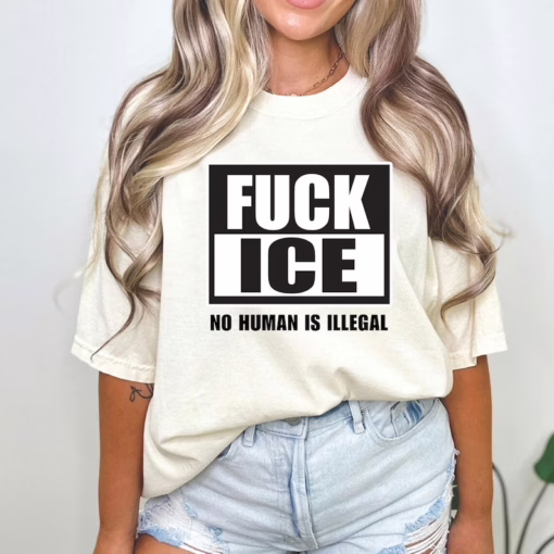 Anti ICE Shirt, F*ck ICE Tee, Protest Shirt, Anti Fascist Shirt, Immigration Rights Tee, Anti Trump, Activism Apparel, ICE01