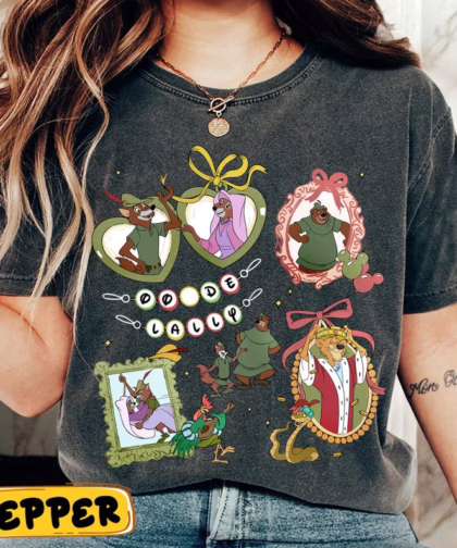 Coquette Bow Disney Robin Hood Shirt, Disneyland Family Trip Matching, Gifts For Disney Lovers Adults