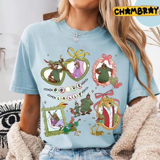 Coquette Bow Disney Robin Hood Shirt, Disneyland Family Trip Matching, Gifts For Disney Lovers Adults