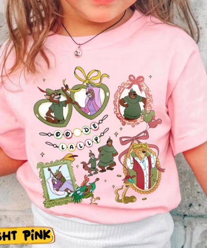 Coquette Bow Disney Robin Hood Shirt, Disneyland Family Trip Matching, Gifts For Disney Lovers Adults