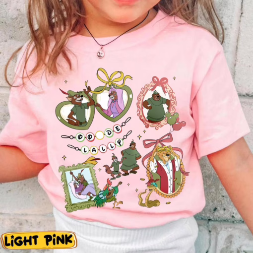 Coquette Bow Disney Robin Hood Shirt, Disneyland Family Trip Matching, Gifts For Disney Lovers Adults