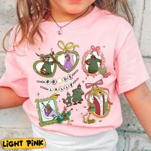 Coquette Bow Disney Robin Hood Shirt, Disneyland Family Trip Matching, Gifts For Disney Lovers Adults
