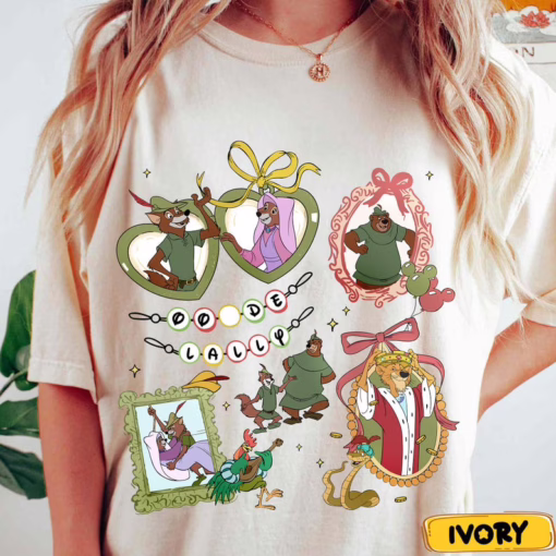 Coquette Bow Disney Robin Hood Shirt, Disneyland Family Trip Matching, Gifts For Disney Lovers Adults