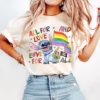 Disney Lilo and Stitch Pride All For Love and Love For ALL LGBT Shirt, Gay Lesbian Support Shirt, Disney Pride Family Trip, Equality Sweatshirt