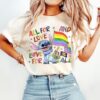 Disney Lilo and Stitch Pride All For Love and Love For ALL LGBT Shirt, Gay Lesbian Support Shirt, Disney Pride Family Trip, Equality Sweatshirt