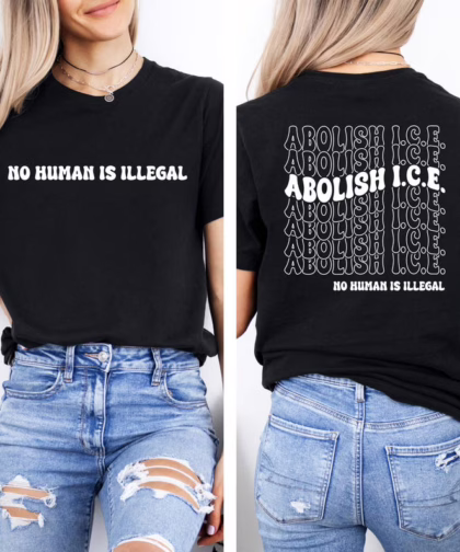Fuck ICE No Human Is Illegal Shirt, Anti Trump Abolish ICE Shirt, Chinga La Migra Tee, Equality Sweatshirt