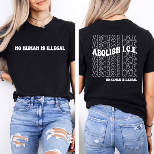 Fuck ICE No Human Is Illegal Shirt, Anti Trump Abolish ICE Shirt, Chinga La Migra Tee, Equality Sweatshirt