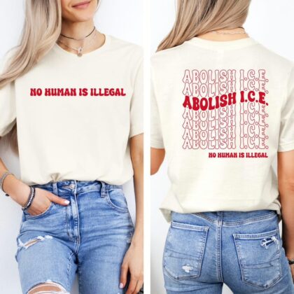 Fuck ICE No Human Is Illegal Shirt, Anti Trump Abolish ICE Shirt, Chinga La Migra Tee, Equality Sweatshirt