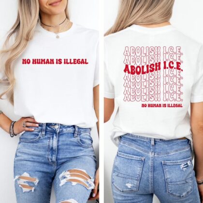 Fuck ICE No Human Is Illegal Shirt, Anti Trump Abolish ICE Shirt, Chinga La Migra Tee, Equality Sweatshirt