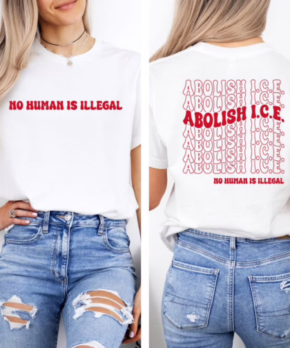 Fuck ICE No Human Is Illegal Shirt, Anti Trump Abolish ICE Shirt, Chinga La Migra Tee, Equality Sweatshirt