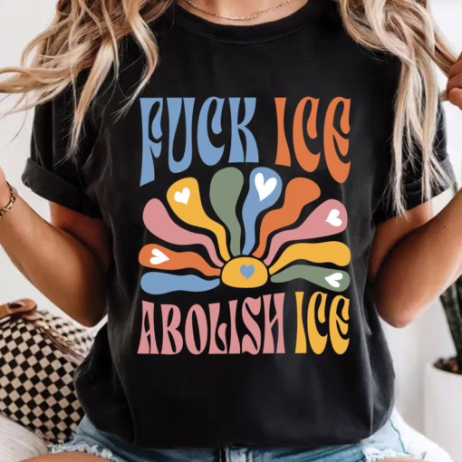 Fuck Ice T Shirt, Chinga La Migra Shirt , No Human Is Illegal On Stolen Land Anti Trump Shirt