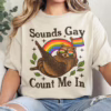 Gay Count Me In Racoon LGBT Shirt, Gift for LGBT Community, Pride Month T Shirt, Equality Sweatshirt