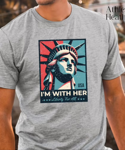 Im With Her Statue of Liberty 4th of July Shirt, Equality Sweatshirt, Independence Day Shirt