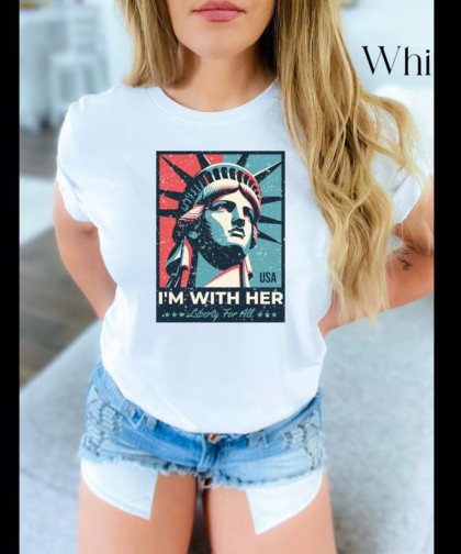 Im With Her Statue of Liberty 4th of July Shirt, Equality Sweatshirt, Independence Day Shirt