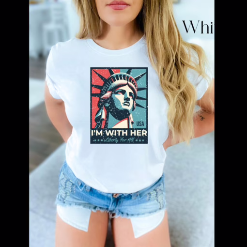 Im With Her Statue of Liberty 4th of July Shirt, Equality Sweatshirt, Independence Day Shirt