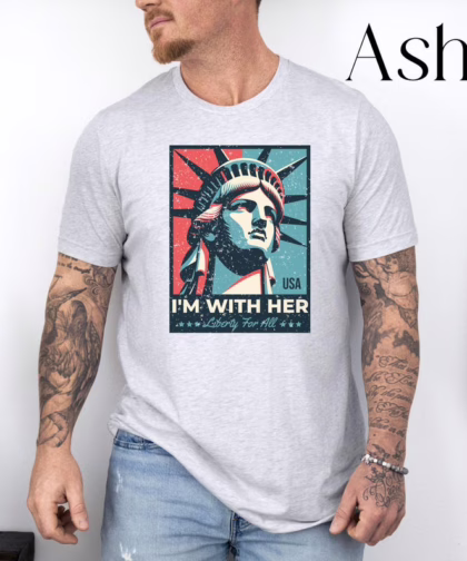 Im With Her Statue of Liberty 4th of July Shirt, Equality Sweatshirt, Independence Day Shirt