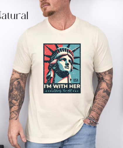 Im With Her Statue of Liberty 4th of July Shirt, Equality Sweatshirt, Independence Day Shirt