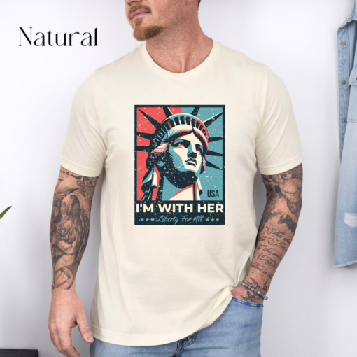 Im With Her Statue of Liberty 4th of July Shirt, Equality Sweatshirt, Independence Day Shirt