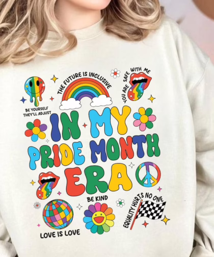 In My Pride Era Instant Lgbtq Pride Shirt, Lgbt Pride Month T Shirt, Lgbt Gay Equality Vintage Sweatshirt,